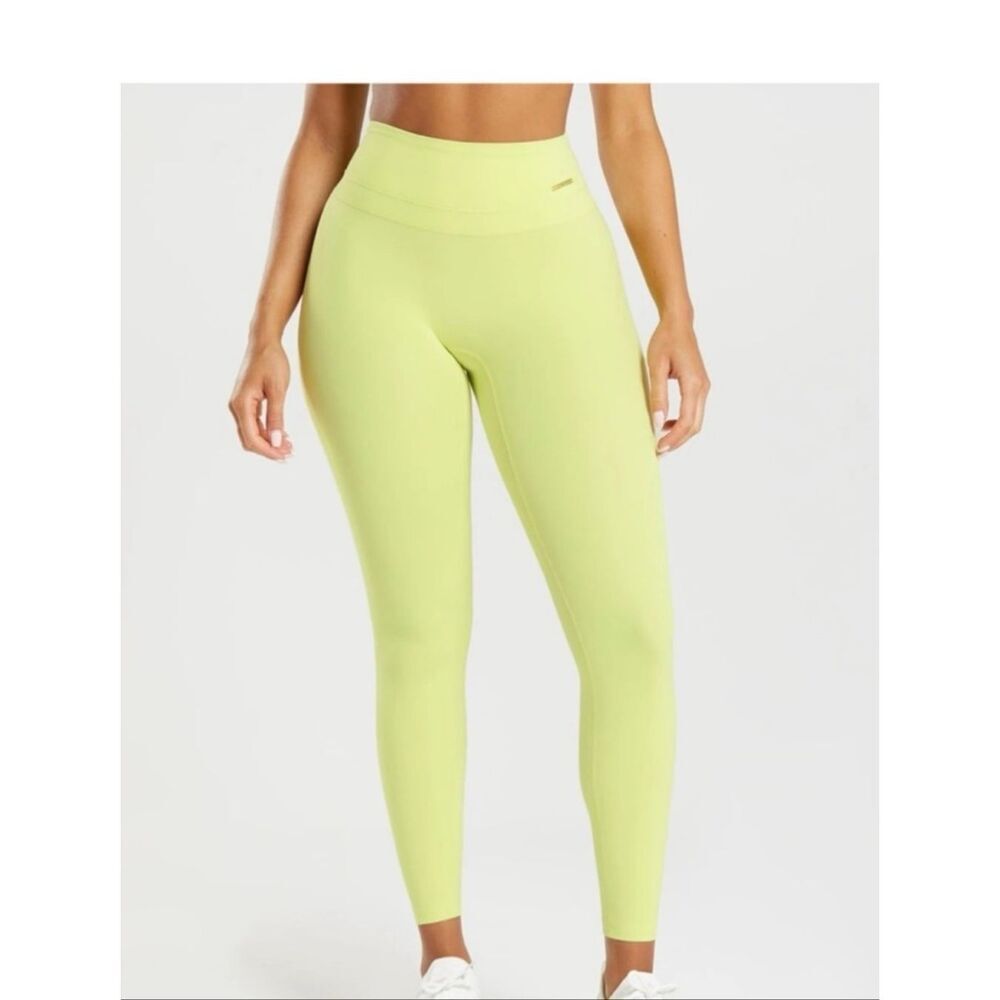 Gymshark Whitney Simmons High Rise Leggings Sea Kelp Green Gym Workout Size S